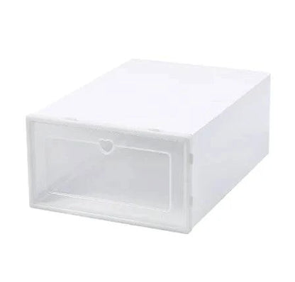 Clear Shoe Organizer Box with Stackable Design - Welcome To WWP