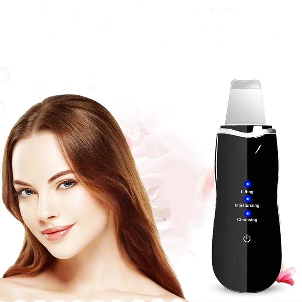 Ultrasonic Skin Scrubber Cleanser Deep Face Cleaning - Welcome To WWP