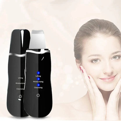 Ultrasonic Skin Scrubber Cleanser Deep Face Cleaning - Welcome To WWP